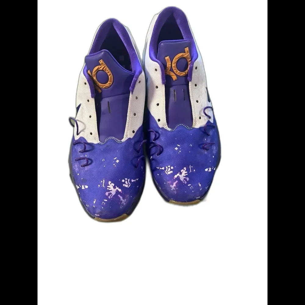 Nike KD Kevin Durant PB&J 846228-100 Shoes Sneakers SZ 6.5Y PURPLE WHITE